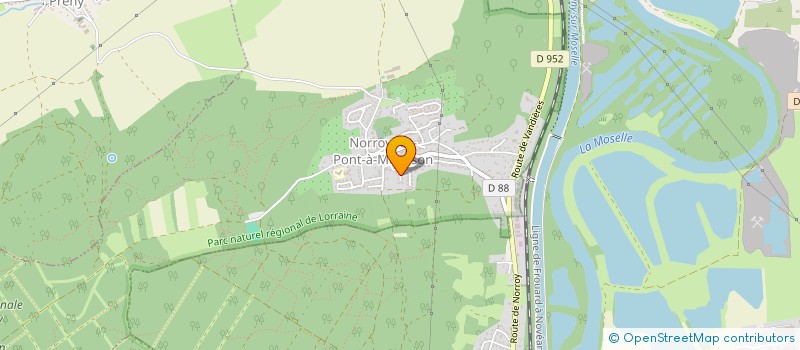 localisation de l'entreprise MONSIEUR EMMANUEL JEAN-LUC FORTEL  NORROY-LES-PONT-A-MOUSSON