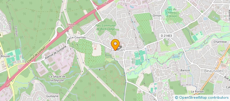 localisation de l'entreprise MONSIEUR EMMANUEL JIMENEZ  CANEJAN