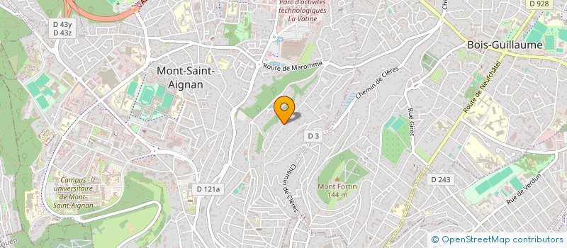 localisation de l'entreprise MONSIEUR EMMANUEL JOB EMMANUEL  MONT-SAINT-AIGNAN