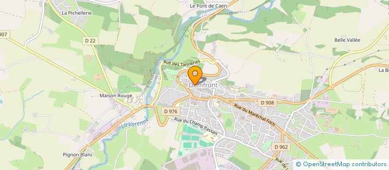 localisation de l'entreprise MONSIEUR EMMANUEL JOUANNY à DOMFRONT-EN-POIRAIE