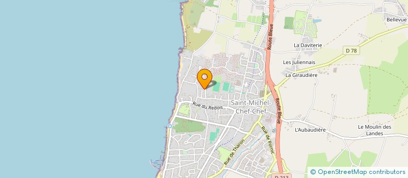localisation de l'entreprise MONSIEUR EMMANUEL JOUBERT  SAINT-MICHEL-CHEF-CHEF