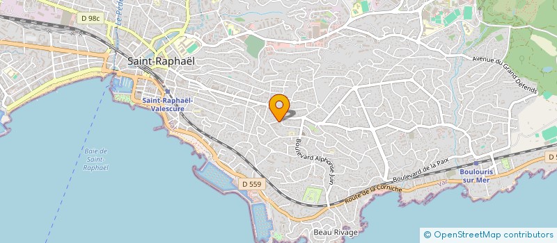 localisation de l'entreprise MONSIEUR EMMANUEL JOULE  SAINT-RAPHAEL