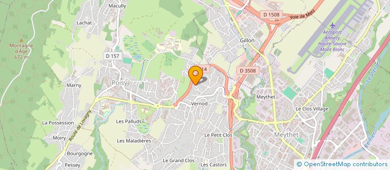 localisation de l'entreprise MONSIEUR EMMANUEL JUBLOT  POISY