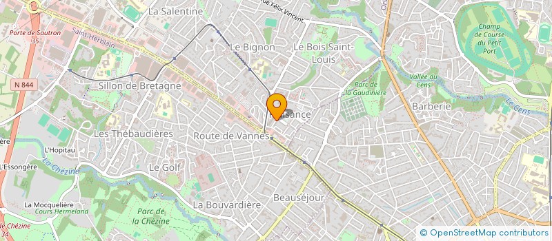 localisation de l'entreprise MONSIEUR EMMANUEL JUSSIAUX à ORVAULT