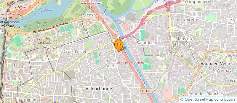 localisation de l'entreprise MONSIEUR EMMANUEL KELLA  VILLEURBANNE