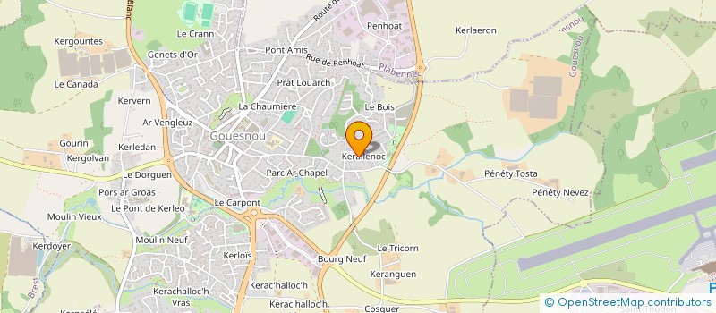 localisation de l'entreprise MONSIEUR EMMANUEL KERBOUL  GOUESNOU