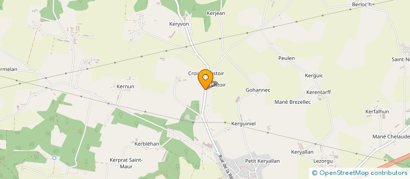 localisation de l'entreprise MONSIEUR EMMANUEL KERSCAVEN  LANGUIDIC