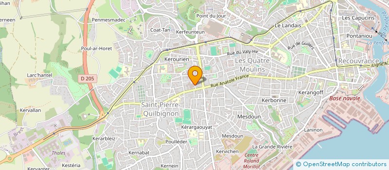 localisation de l'entreprise MONSIEUR EMMANUEL KERZULEC à BREST