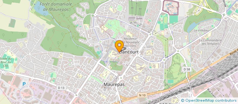 localisation de l'entreprise MONSIEUR EMMANUEL KINGUE EBOLE à ELANCOURT