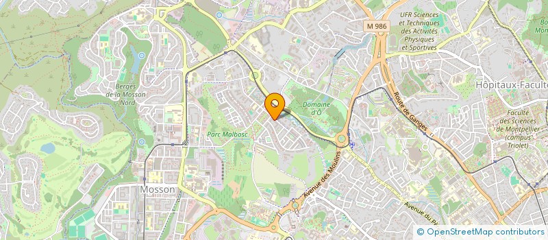 localisation de l'entreprise MONSIEUR EMMANUEL KINGUNZA MAKUNZI  MONTPELLIER