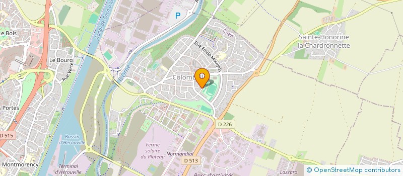 localisation de l'entreprise MONSIEUR EMMANUEL KONGO  COLOMBELLES