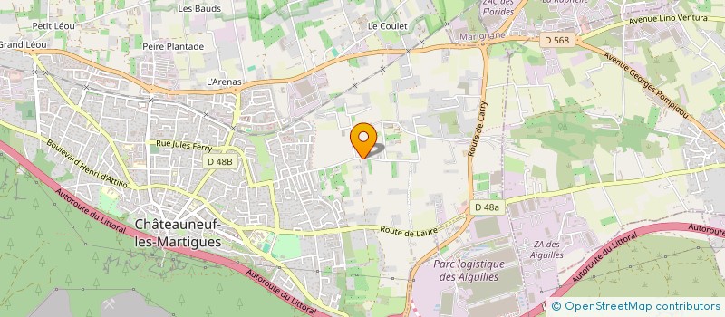 localisation de l'entreprise MONSIEUR EMMANUEL KRESPILLE à CHATEAUNEUF-LES-MARTIGUES