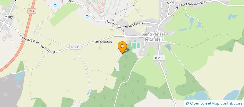 localisation de l'entreprise MONSIEUR EMMANUEL LABUSSIERE à SAINT-PARIZE-LE-CHATEL