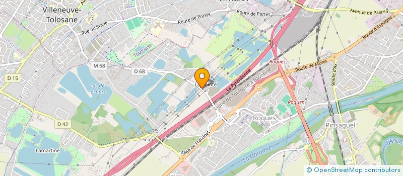 localisation de l'entreprise MONSIEUR EMMANUEL LACROIX  ROQUES