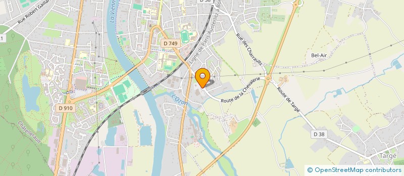 localisation de l'entreprise MONSIEUR EMMANUEL LADENISE  CHATELLERAULT