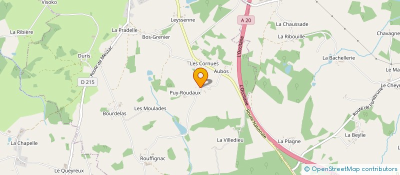 localisation de l'entreprise MONSIEUR EMMANUEL LAGUILLAUMIE à MAGNAC-BOURG