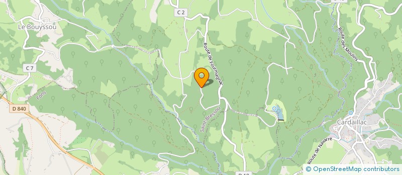 localisation de l'entreprise MONSIEUR EMMANUEL LAIR  SAINT-BRESSOU