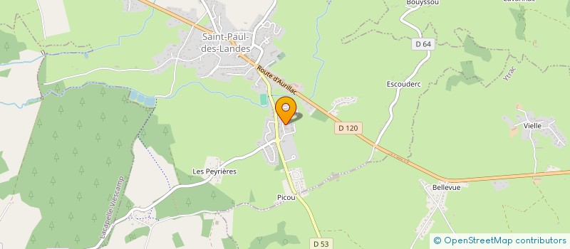 localisation de l'entreprise MONSIEUR EMMANUEL LAJARRIGE à SAINT-PAUL-DES-LANDES