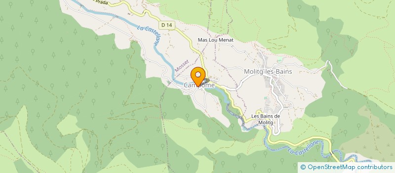 localisation de l'entreprise MONSIEUR EMMANUEL LALLEMAND  CAMPOME