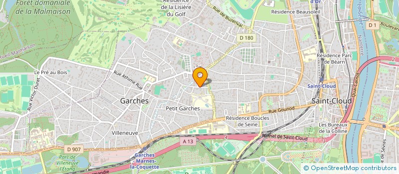 localisation de l'entreprise MONSIEUR EMMANUEL LALLEVE à GARCHES