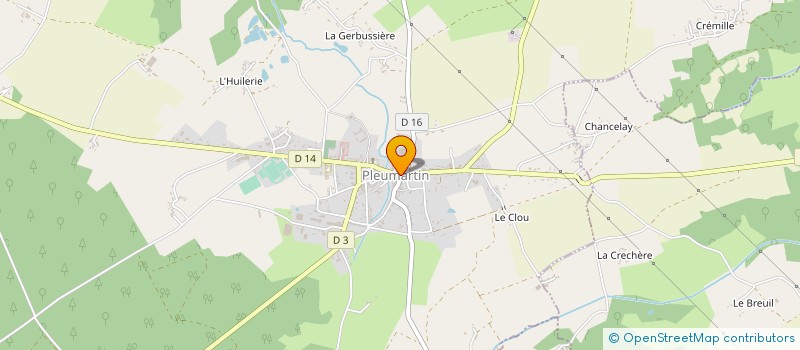 localisation de l'entreprise MONSIEUR EMMANUEL LAMY à PLEUMARTIN