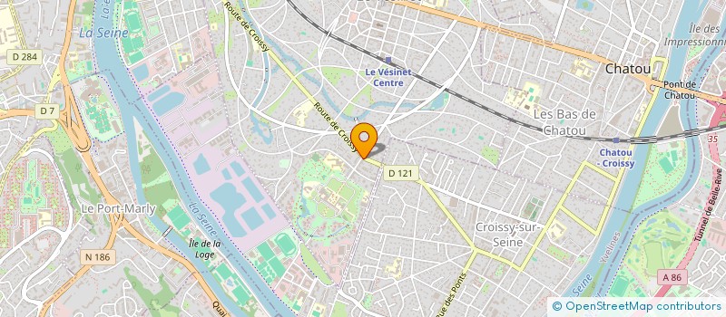 localisation de l'entreprise MONSIEUR EMMANUEL LAMY  LE VESINET