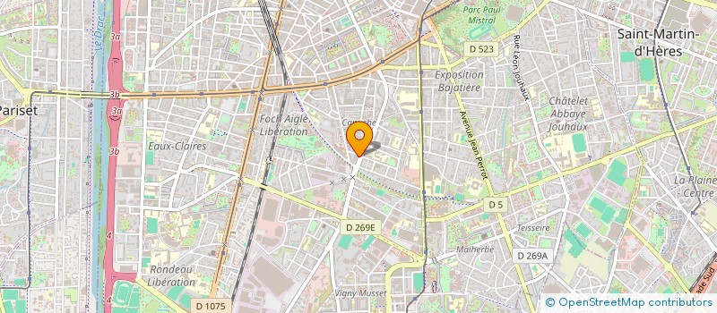 localisation de l'entreprise MONSIEUR EMMANUEL LANCIA à GRENOBLE