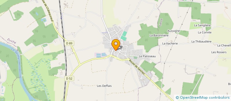 localisation de l'entreprise MONSIEUR EMMANUEL LANGER  ETRICHE