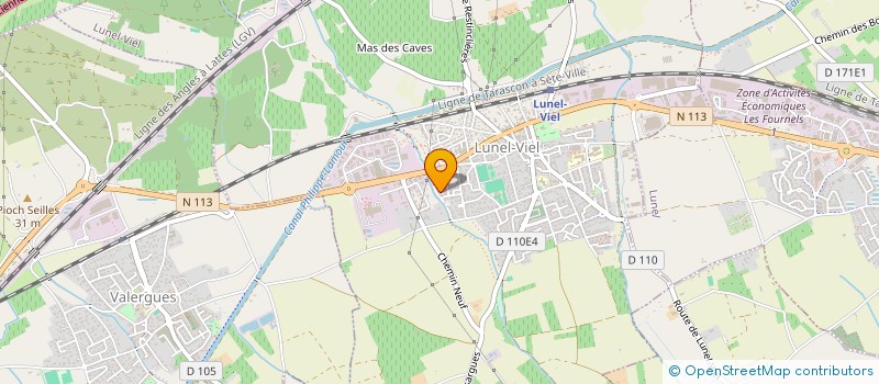 localisation de l'entreprise MONSIEUR EMMANUEL LAPORTE à LUNEL-VIEL