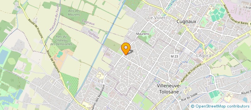 localisation de l'entreprise MONSIEUR EMMANUEL LAPORTE à VILLENEUVE-TOLOSANE