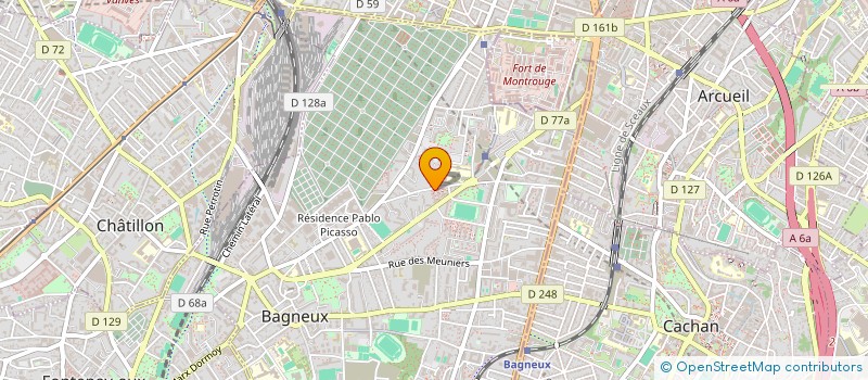 localisation de l'entreprise MONSIEUR EMMANUEL LARIEUX à BAGNEUX