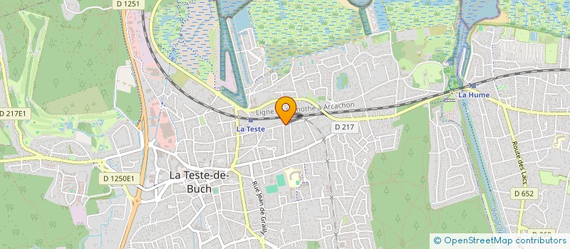 localisation de l'entreprise MONSIEUR EMMANUEL LARTIGUE à LA TESTE-DE-BUCH