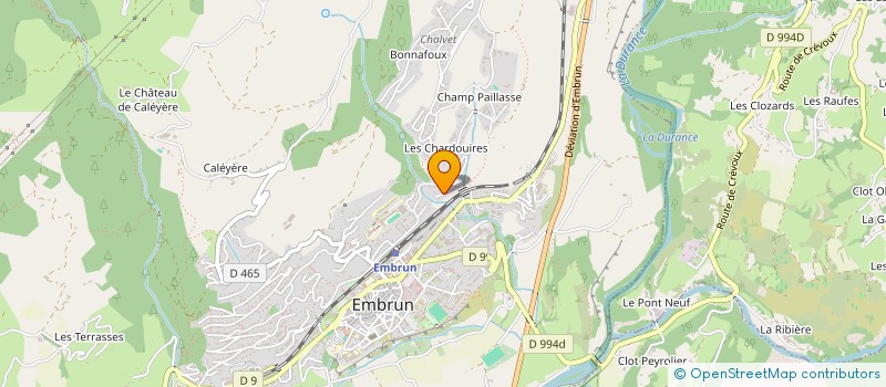 localisation de l'entreprise MONSIEUR EMMANUEL LATURAZE à EMBRUN