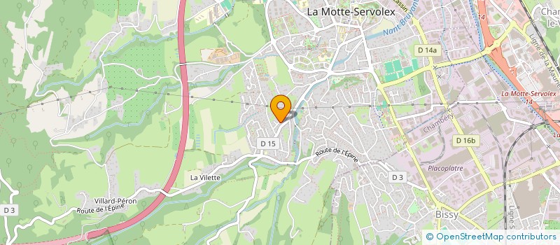 localisation de l'entreprise MONSIEUR EMMANUEL LAURENCE  LA MOTTE-SERVOLEX