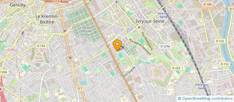 localisation de l'entreprise MONSIEUR EMMANUEL LAURENS à IVRY-SUR-SEINE
