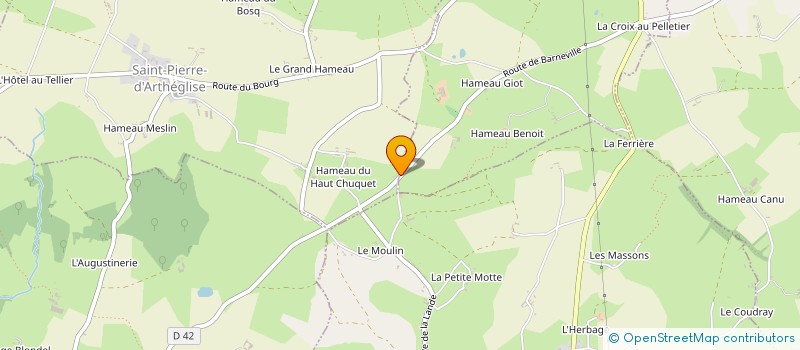 localisation de l'entreprise MONSIEUR EMMANUEL LAURENT  SURTAINVILLE