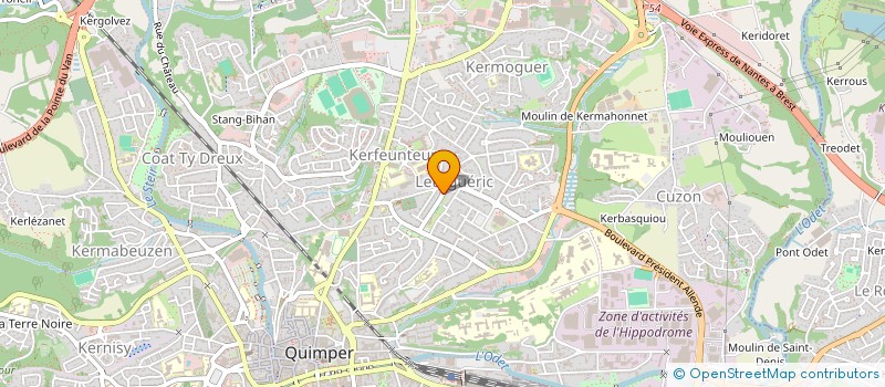localisation de l'entreprise MONSIEUR EMMANUEL LAURENT à QUIMPER