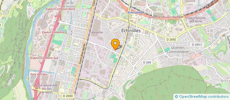 localisation de l'entreprise MONSIEUR EMMANUEL LAURENT CHUMIATCHER à ECHIROLLES