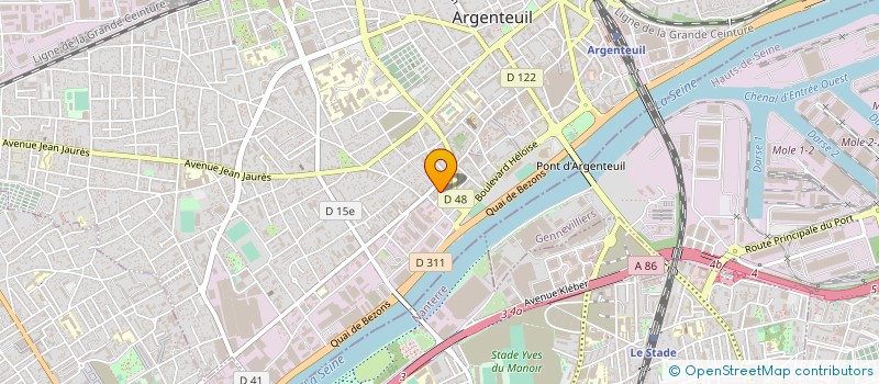 localisation de l'entreprise MONSIEUR EMMANUEL LAVAUD  ARGENTEUIL