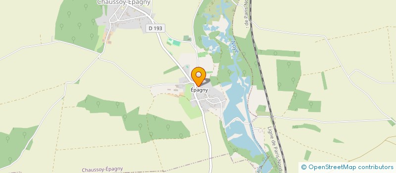localisation de l'entreprise MONSIEUR EMMANUEL LAVOISIER  CHAUSSOY-EPAGNY