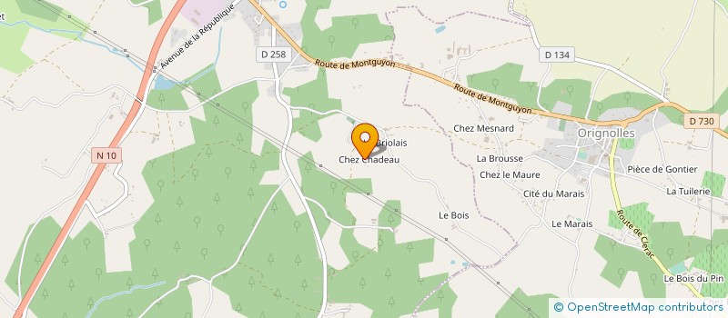 localisation de l'entreprise MONSIEUR EMMANUEL LE BEHEREC  MONTLIEU-LA-GARDE