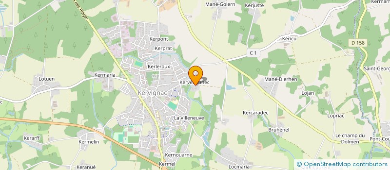 localisation de l'entreprise MONSIEUR EMMANUEL LE BOUILLE  KERVIGNAC