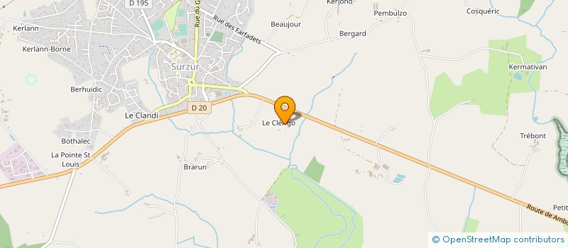 localisation de l'entreprise MONSIEUR EMMANUEL LE BOUTER  THEIX-NOYALO