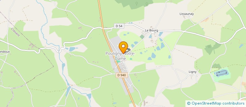 localisation de l'entreprise MONSIEUR EMMANUEL LE DIOURON à POULIGNY-NOTRE-DAME