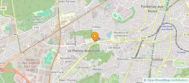 localisation de l'entreprise MONSIEUR EMMANUEL LE FLOHIC à LE PLESSIS-ROBINSON