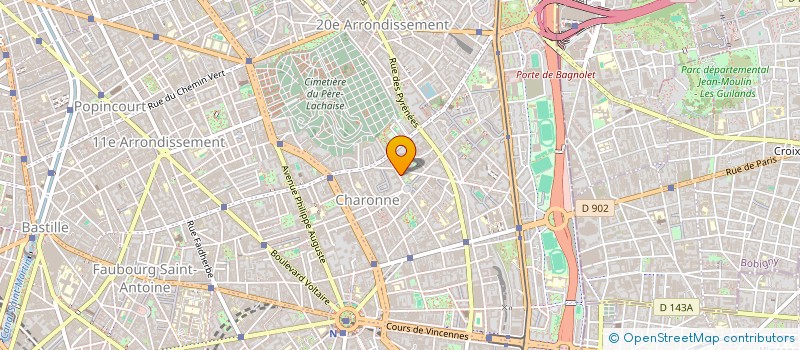 localisation de l'entreprise MONSIEUR EMMANUEL LE GALL  PARIS