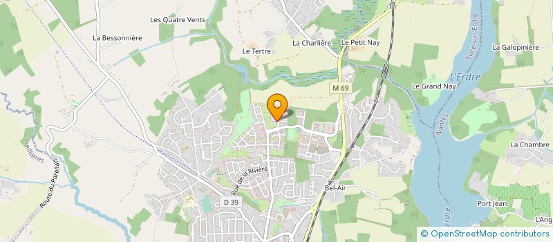 localisation de l'entreprise MONSIEUR EMMANUEL LE GALL  CHAPELLE-SUR-ERDRE (LA)