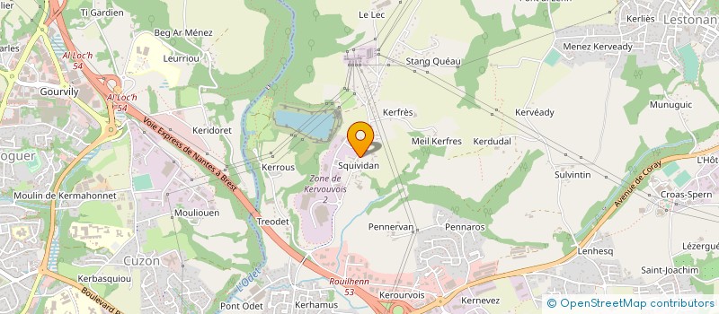 localisation de l'entreprise MONSIEUR EMMANUEL LE GUENIC  ERGUE GABERIC