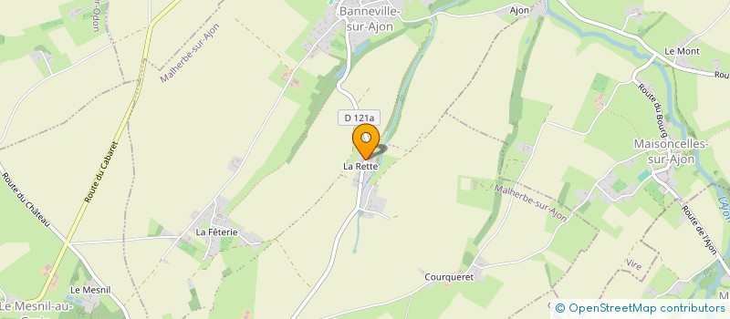 localisation de l'entreprise MONSIEUR EMMANUEL LE MAHIER  MALHERBE-SUR-AJON