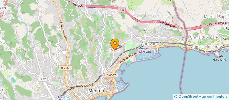 localisation de l'entreprise MONSIEUR EMMANUEL LE MERCIER DE L'ECLUSE à MENTON
